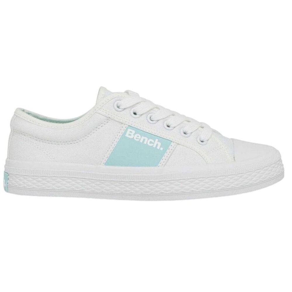 Bench Womens/Ladies Vicky Canvas Sneakers / White